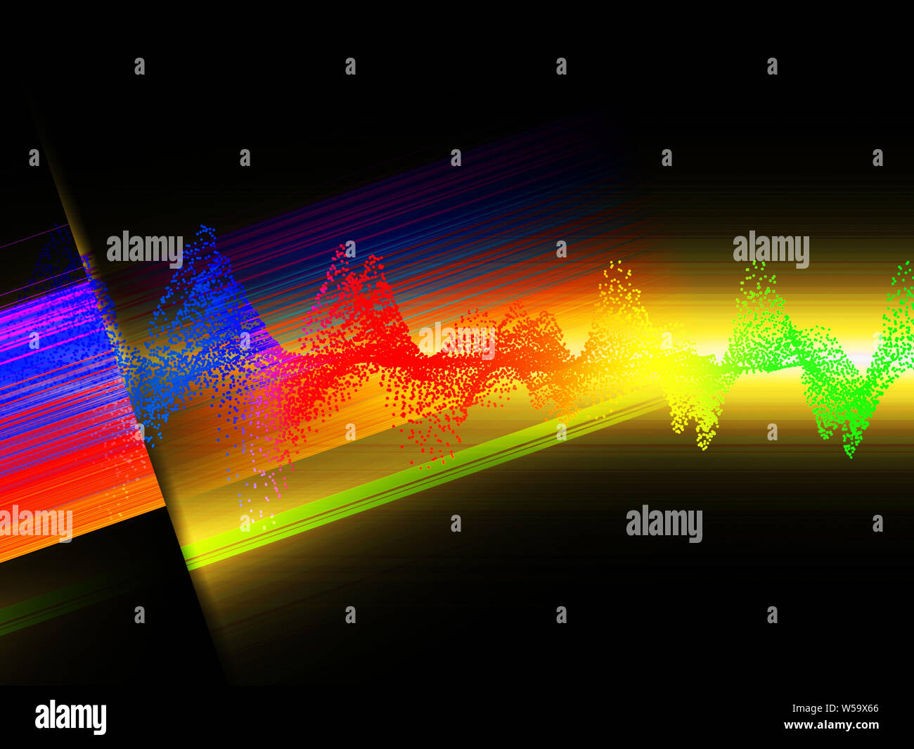 Music abstract color background. Equalizer showing sound wave ...
