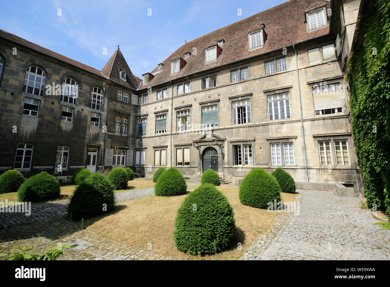 Town of Besancon, in the Doubs department of Burgundy, France. Stock Photo