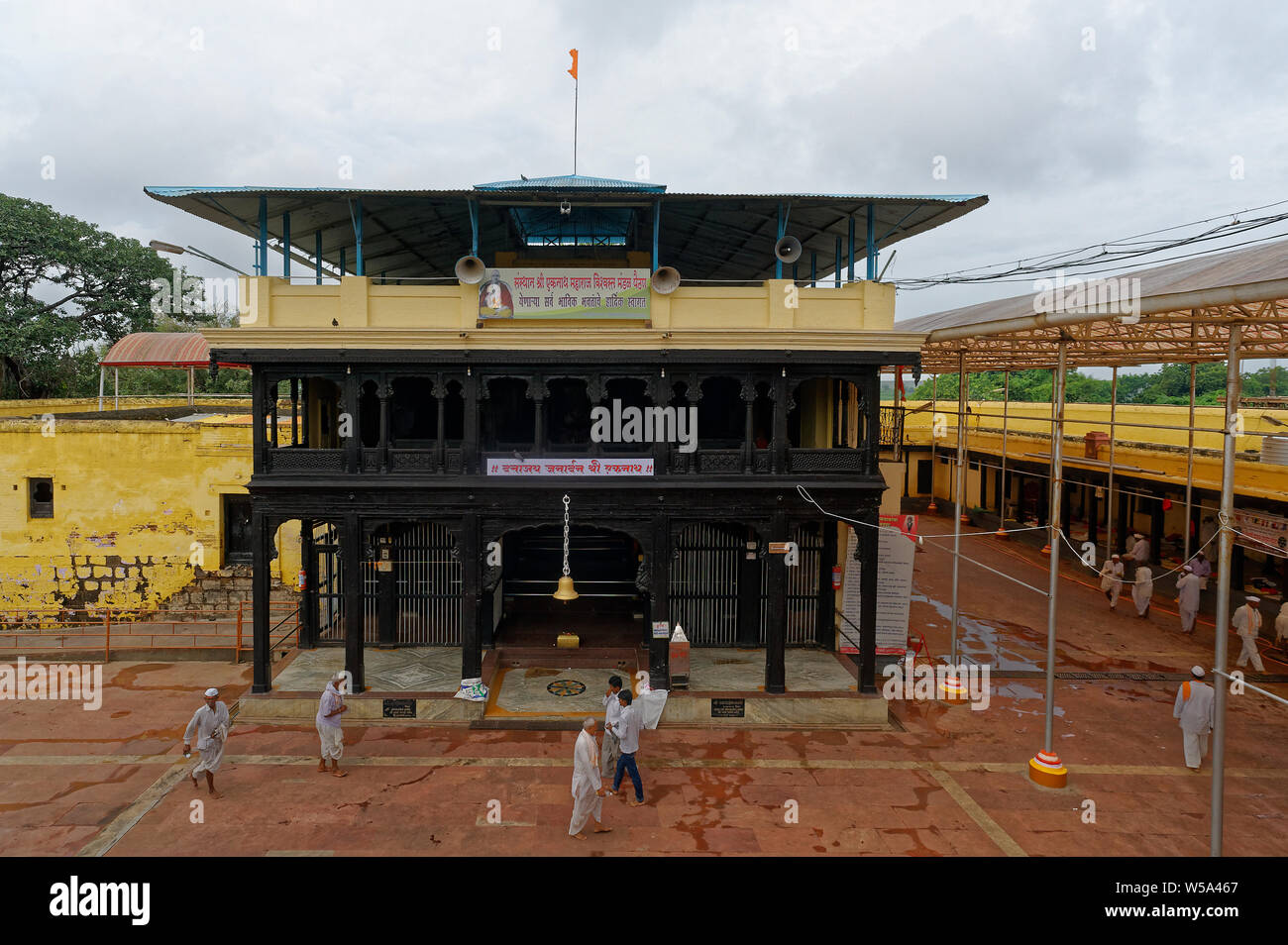 Main building of Saint Eknath Samadhi Mandir(Temple) Stock Photo