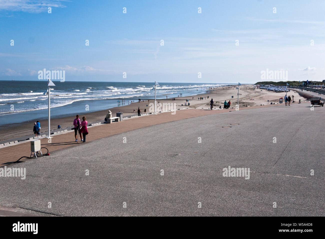 Norderney, Strandpromenade, Oststrand Stock Photo - Alamy