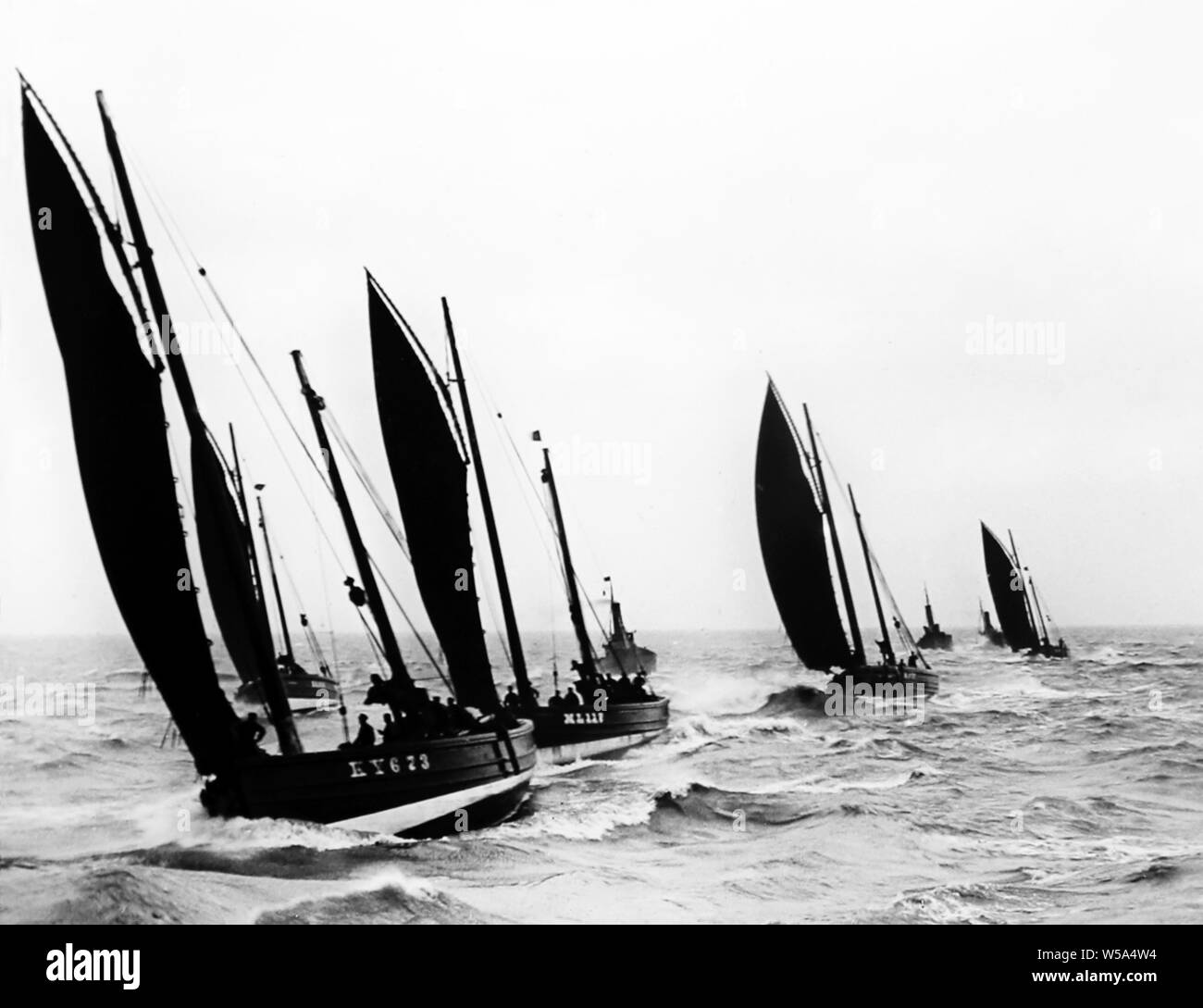 Herring fishing, Great Yarmouth Stock Photo Alamy