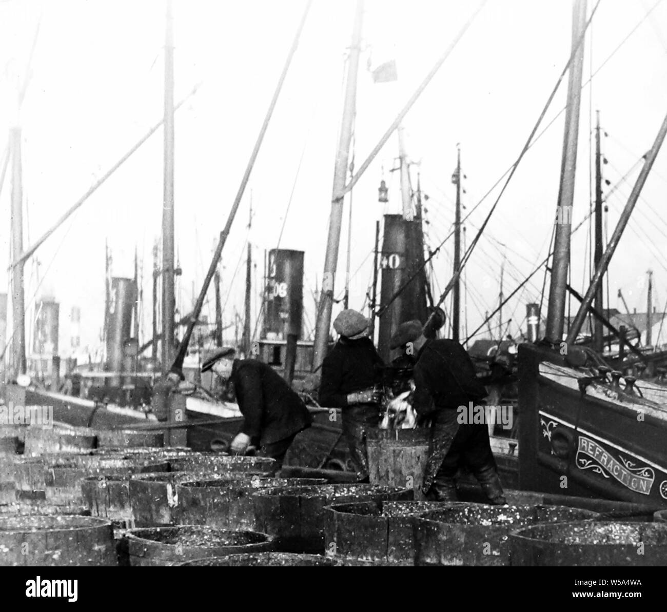 Herring fishing, Great Yarmouth Stock Photo Alamy