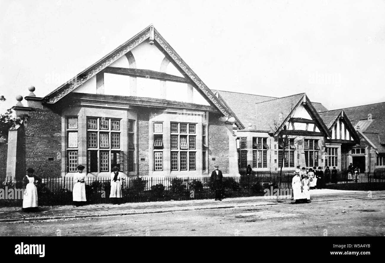 Hulme Hall girls restaurant, Port Sunlight, Wirral Stock Photo