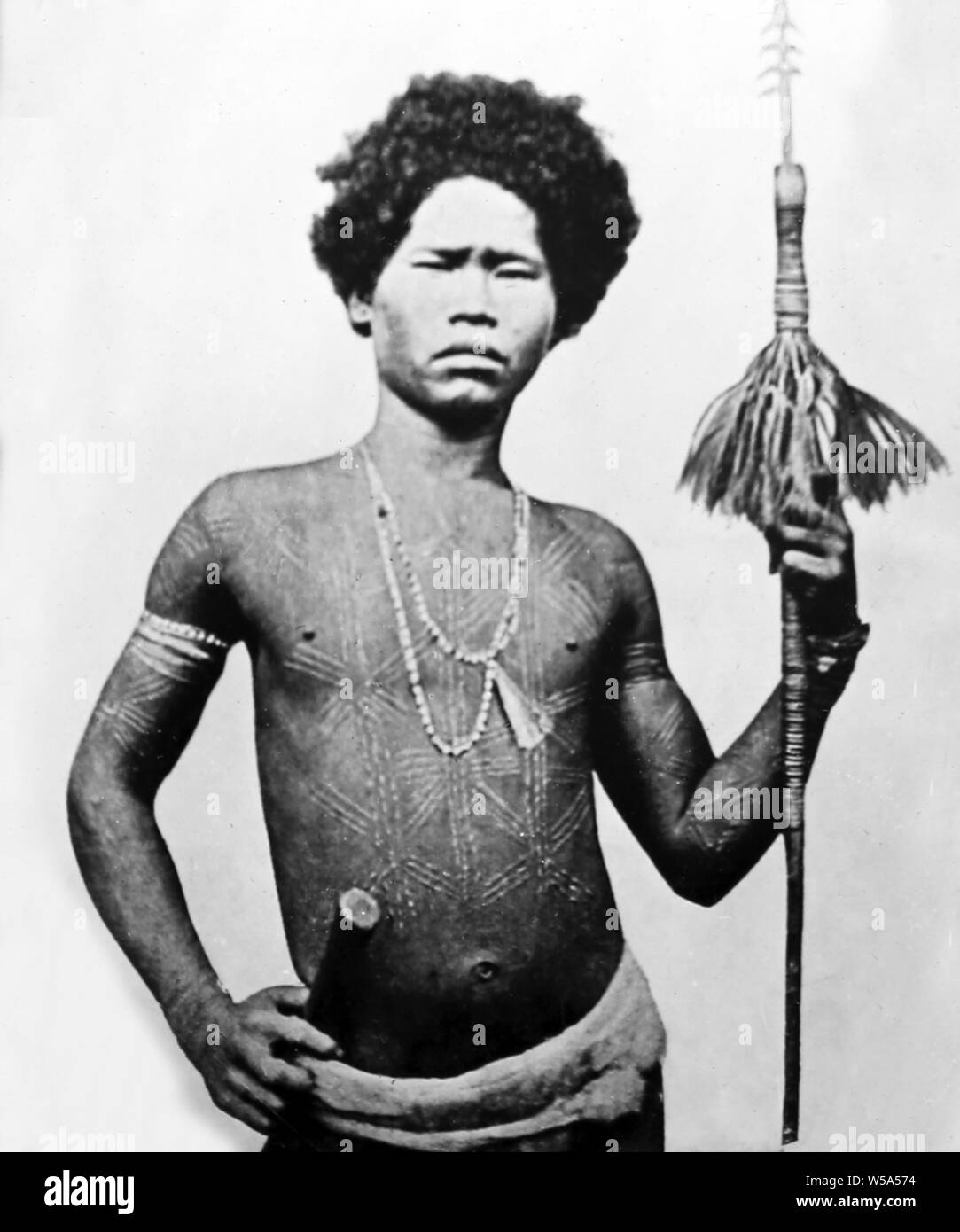Warrior tribe Black and White Stock Photos & Images - Alamy