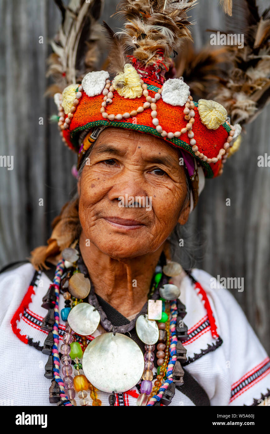 A Portrait Of An Ifugao Tribal Woman, Banaue, Luzon, The Philippines ...