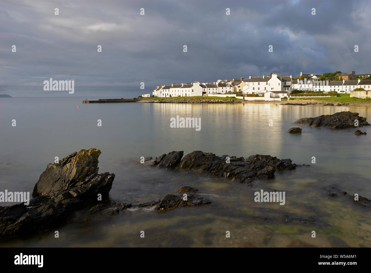 Port Charlotte, Isle of Islay, Argyll, Scotland Stock Photo