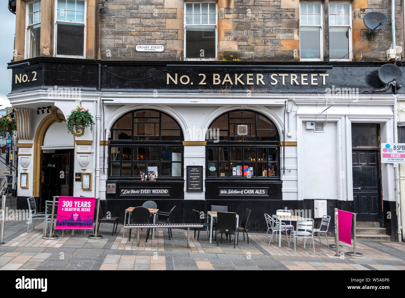 No 2 Baker Street, a Victorian Bar, in the heart of the old town of