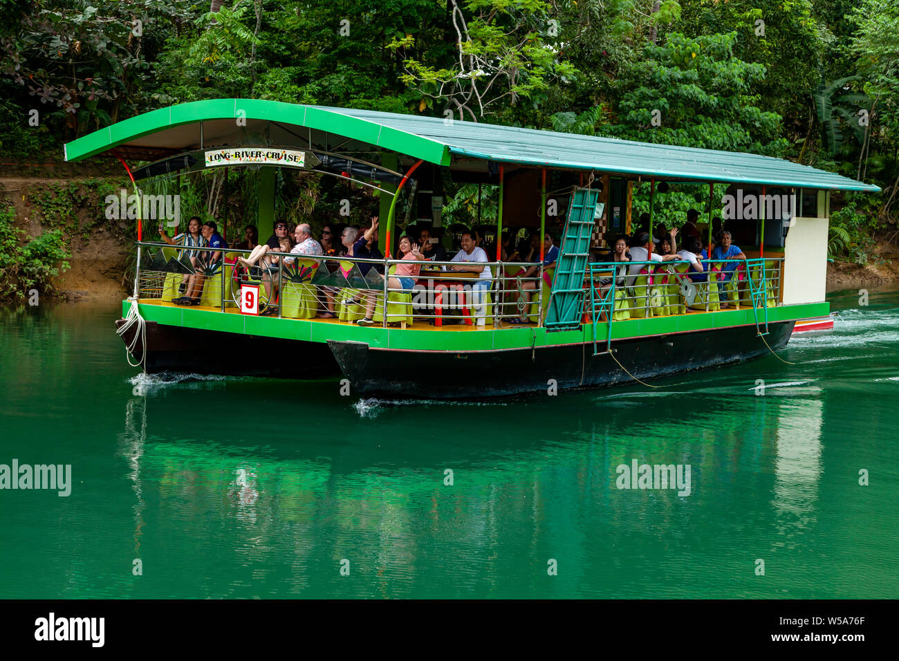 Loboc River Cruise, Loboc, Bohol, The Philippines Stock Photo