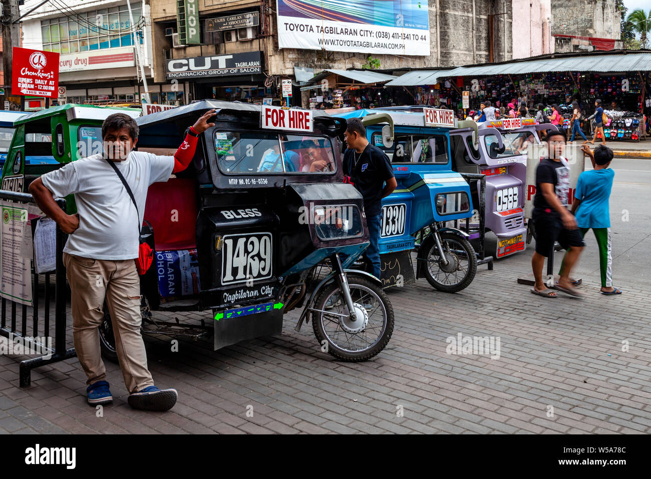 Tricycle bohol tagbilaran philippines hires stock photography and images Alamy