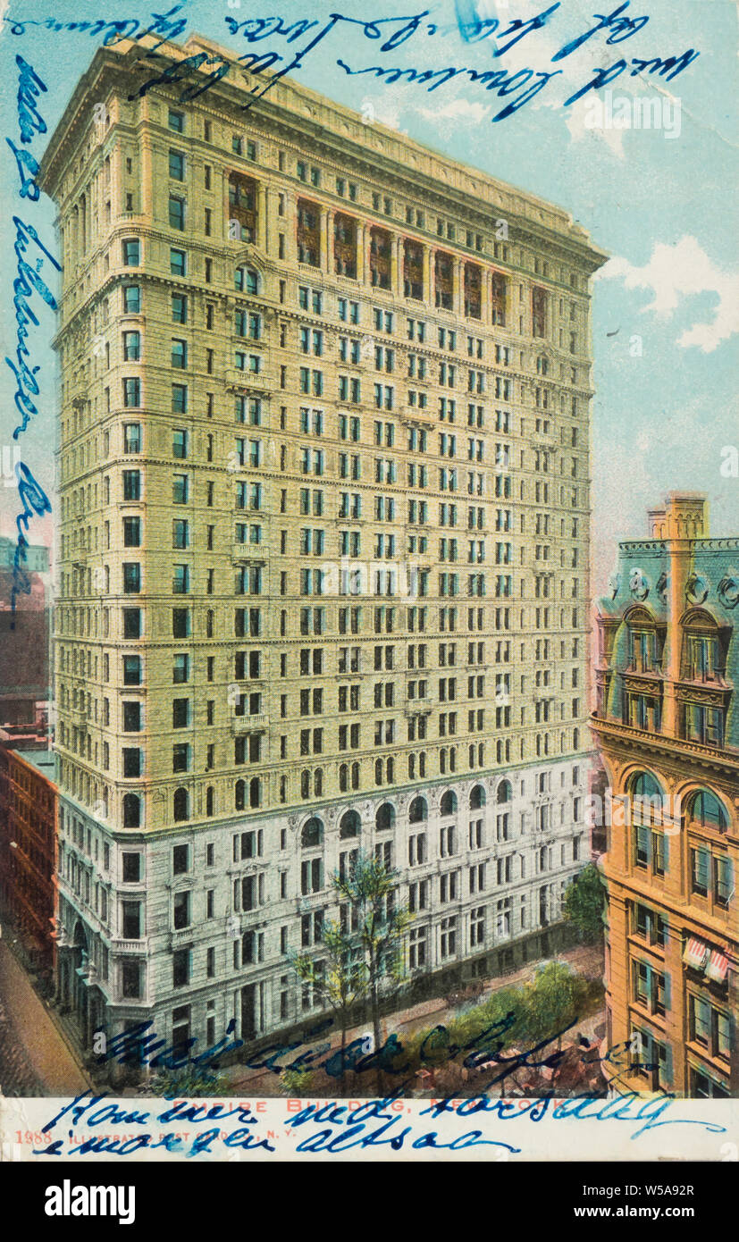 The Empire building ( not the empire state b.) in New York USA featured