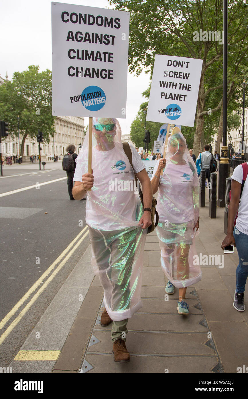 Time is Now mass lobby sees climate campaigners converge on Westminster calling for the government to address environmental issues including plastic pollution, air pollution and damage to natural habitats. Featuring: Atmosphere, View Where: London, United Kingdom When: 26 Jun 2019 Credit: Wheatley/WENN Stock Photo