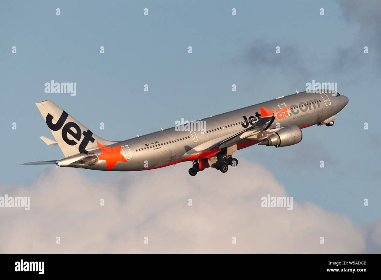 Jetstar Airways Airbus A330 twin engine wide body passenger aircraft ...