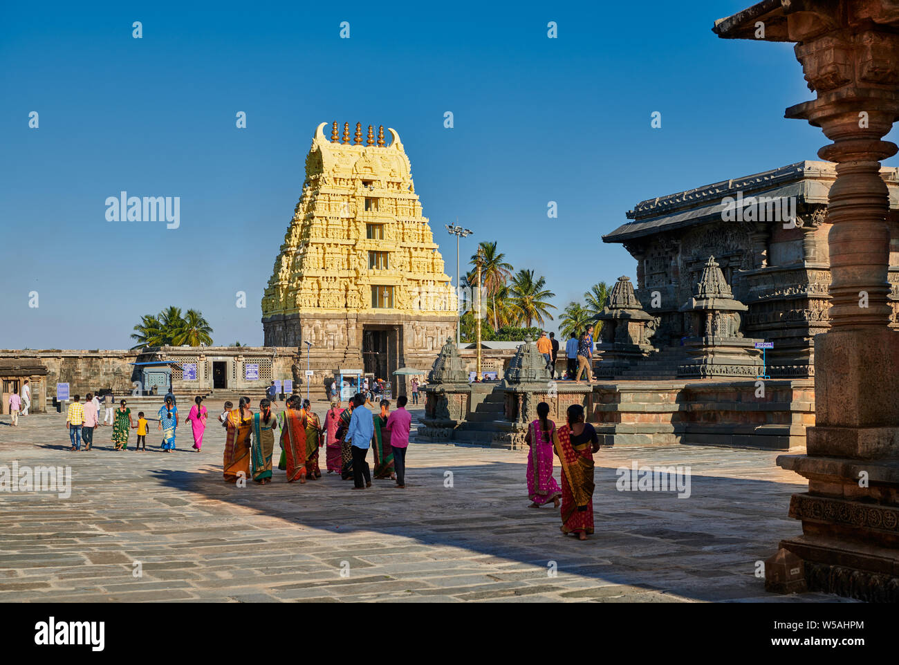 Chennakesava temple, Belur Jain temple, Hassan, Karnataka, India Stock