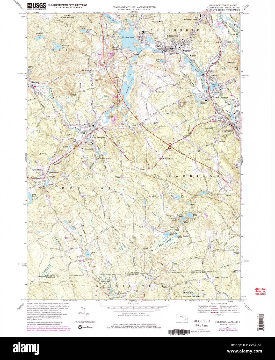 Uxbridge map Cut Out Stock Images & Pictures Alamy