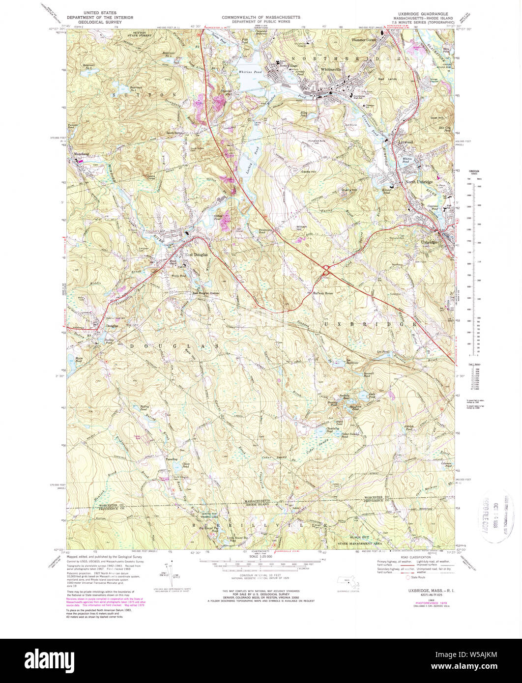 Uxbridge map Cut Out Stock Images & Pictures Alamy