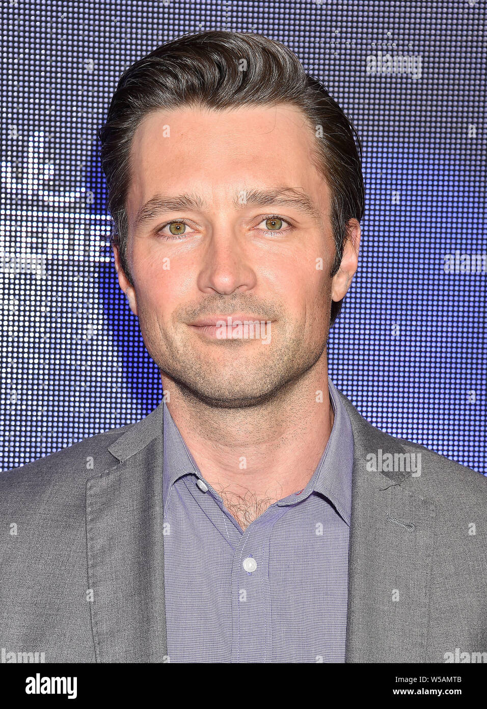 BEVERLY HILLS, CA - JULY 26: Carlo Marks Attends The Hallmark Channel