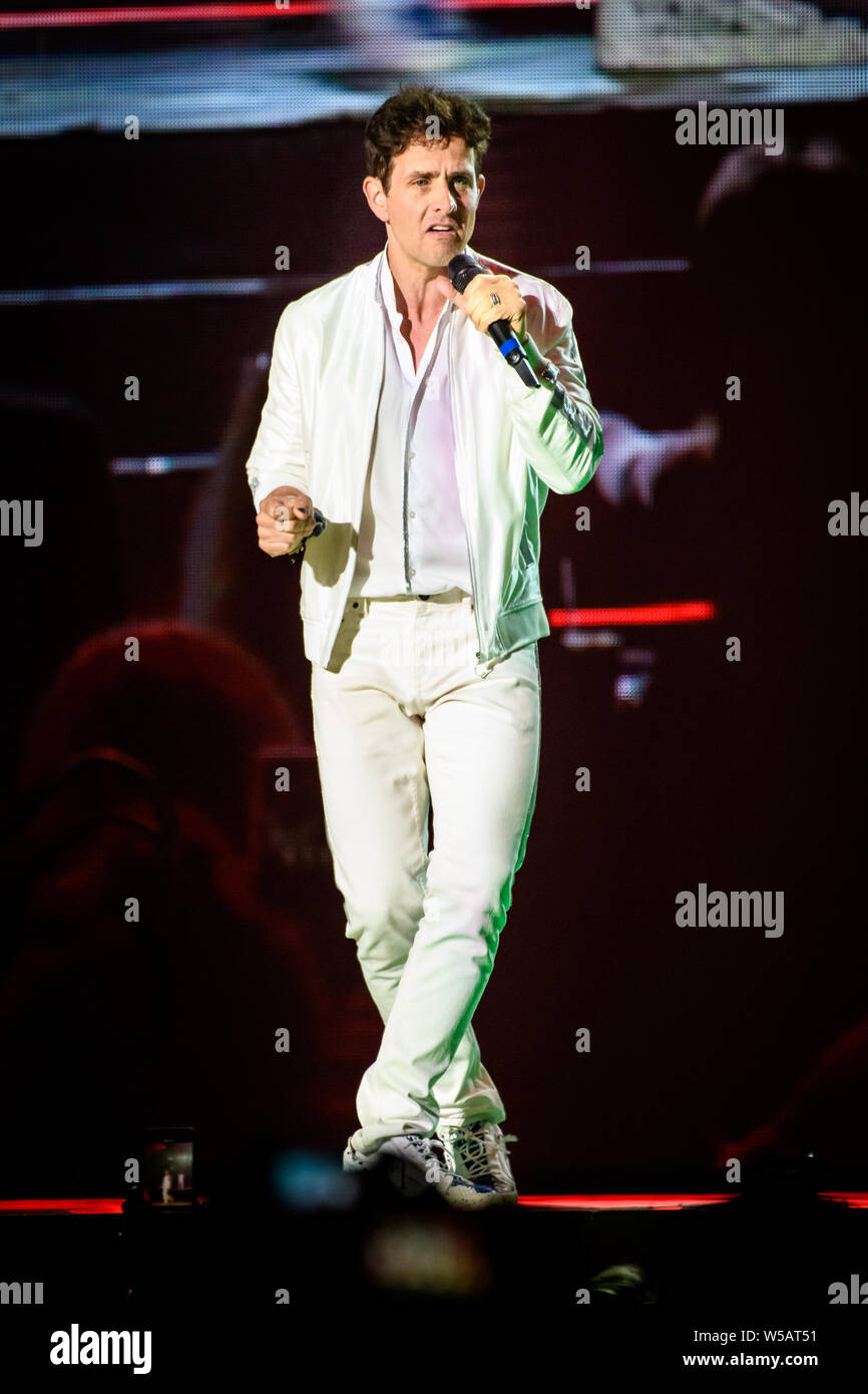 Joey McIntyre of Kids On The Block Boy band (also initialized as NKOTB