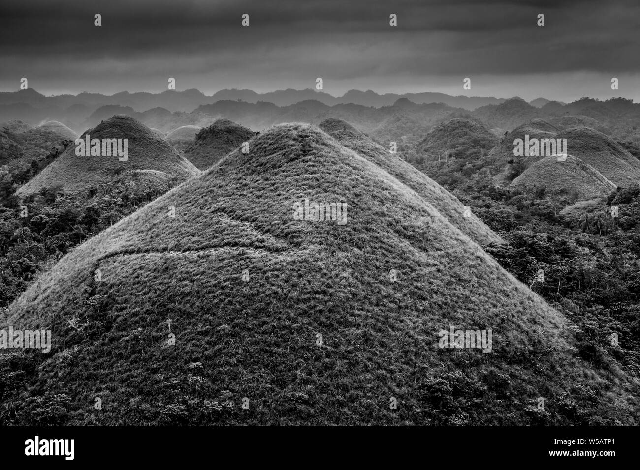 The Chocolate Hills, Carmen, Bohol, The Philippines Stock Photo Alamy