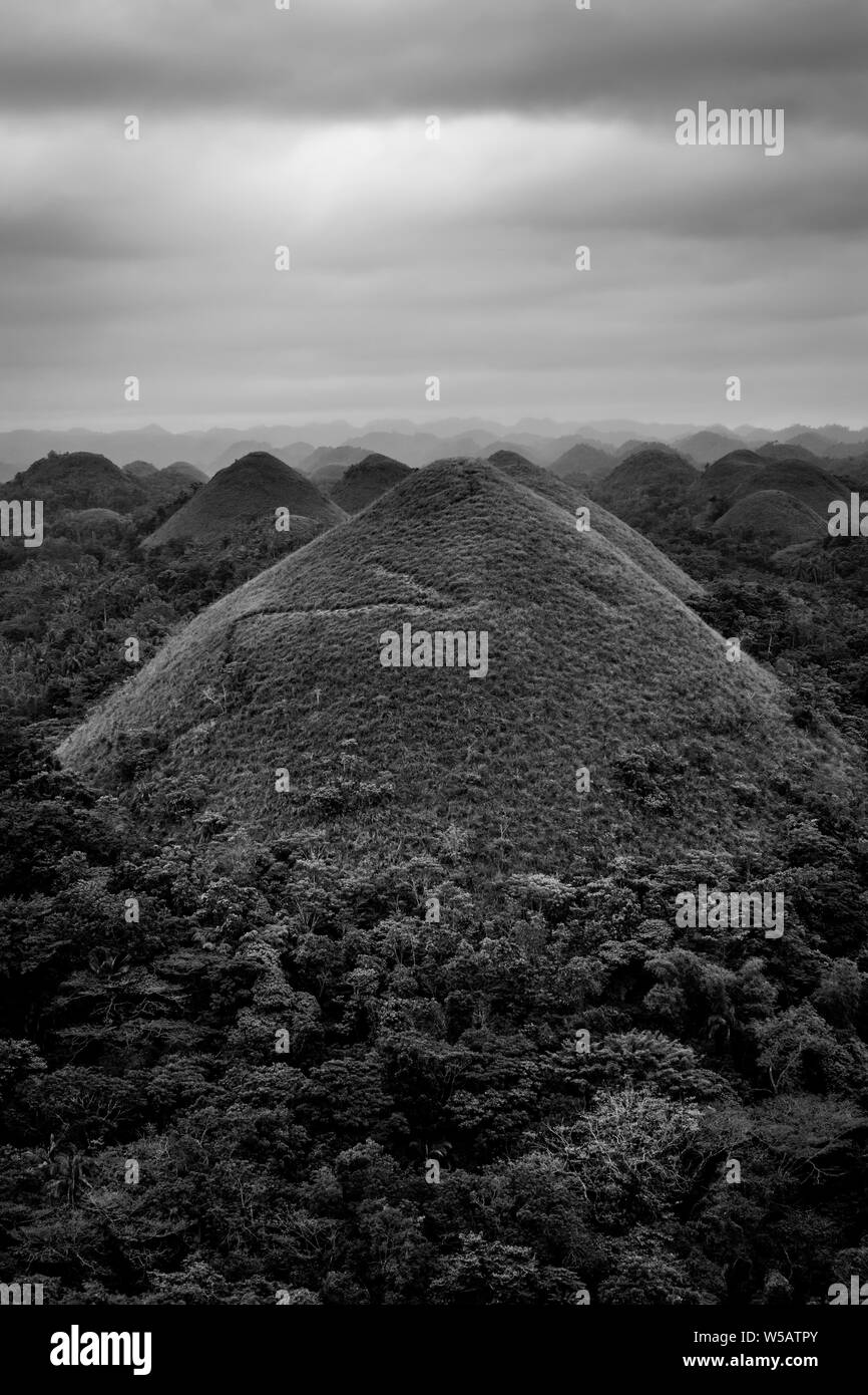 The Chocolate Hills, Carmen, Bohol, The Philippines Stock Photo Alamy