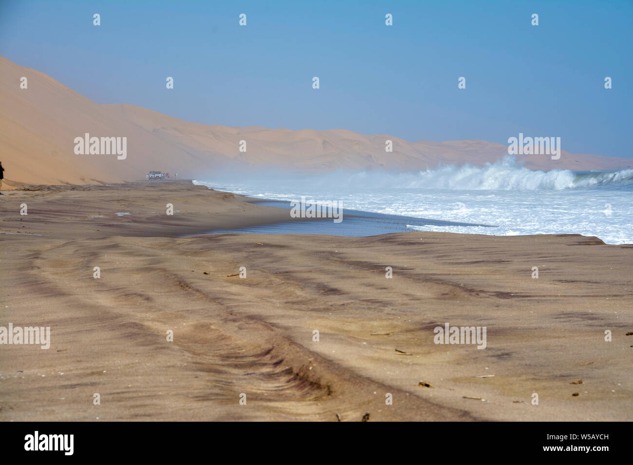 namibia sandwoch harbour and atlantic skeleton coast Stock Photo