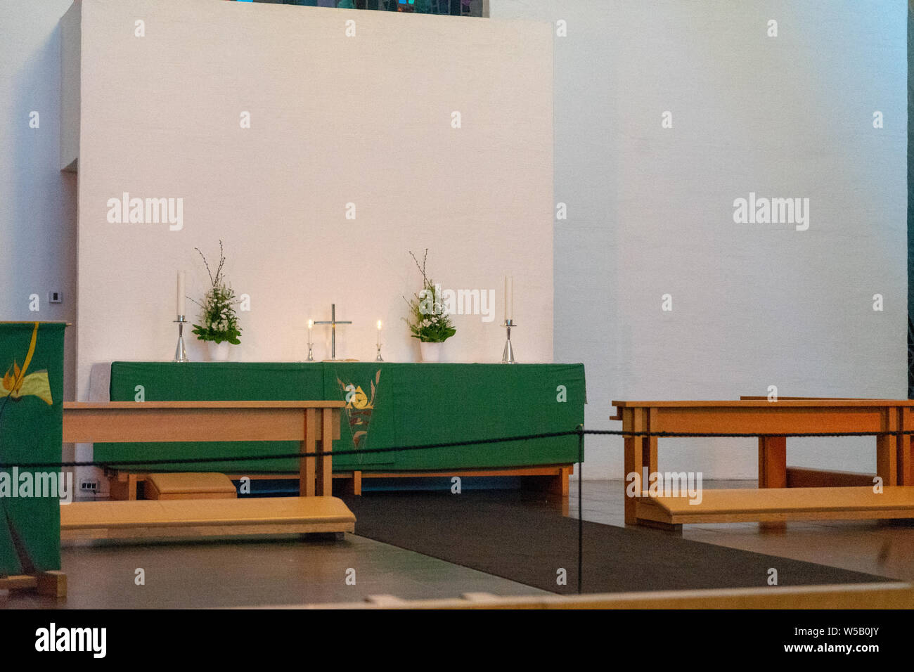 Eismeerkathedrale, Tromsö, Norwegen, von innen, von aussen, Details Stock Photo
