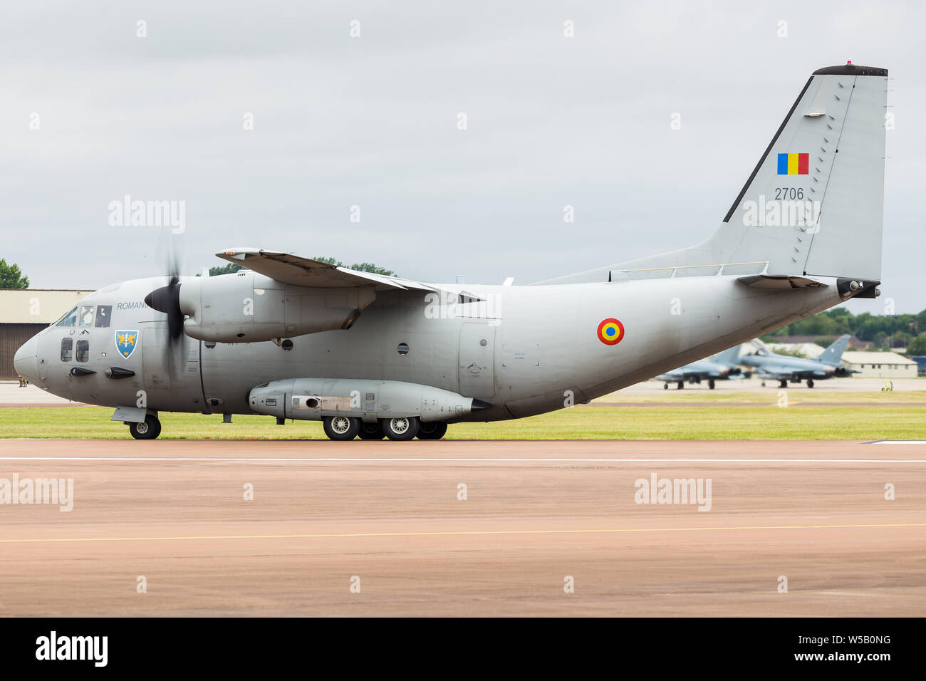 Romanian Air Force C-27J Spartan captured at the 2019 Royal International  Air Tattoo at RAF Fairford Stock Photo - Alamy