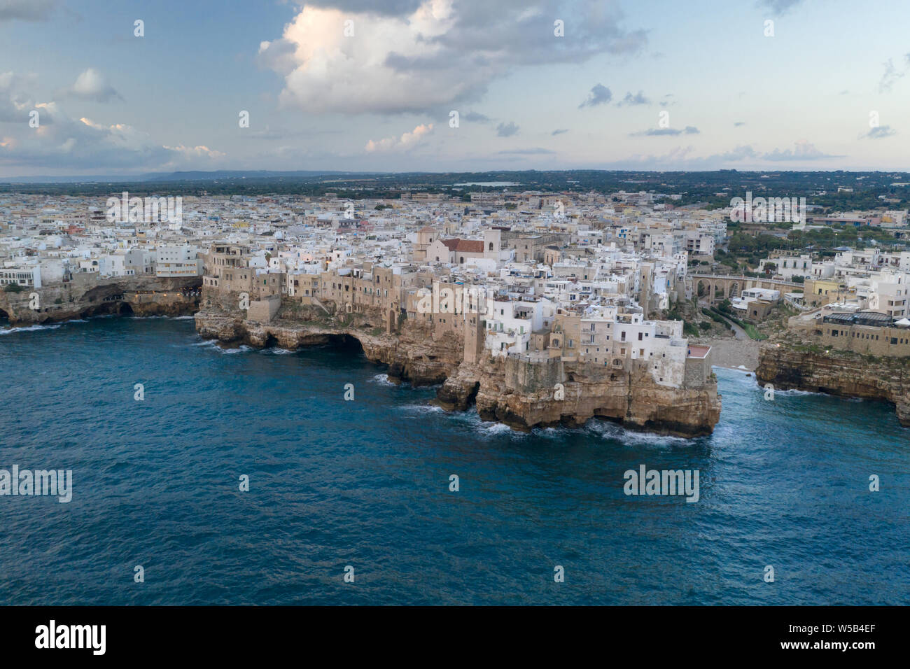 Polignano a mare birds eye hi-res stock photography and images - Alamy