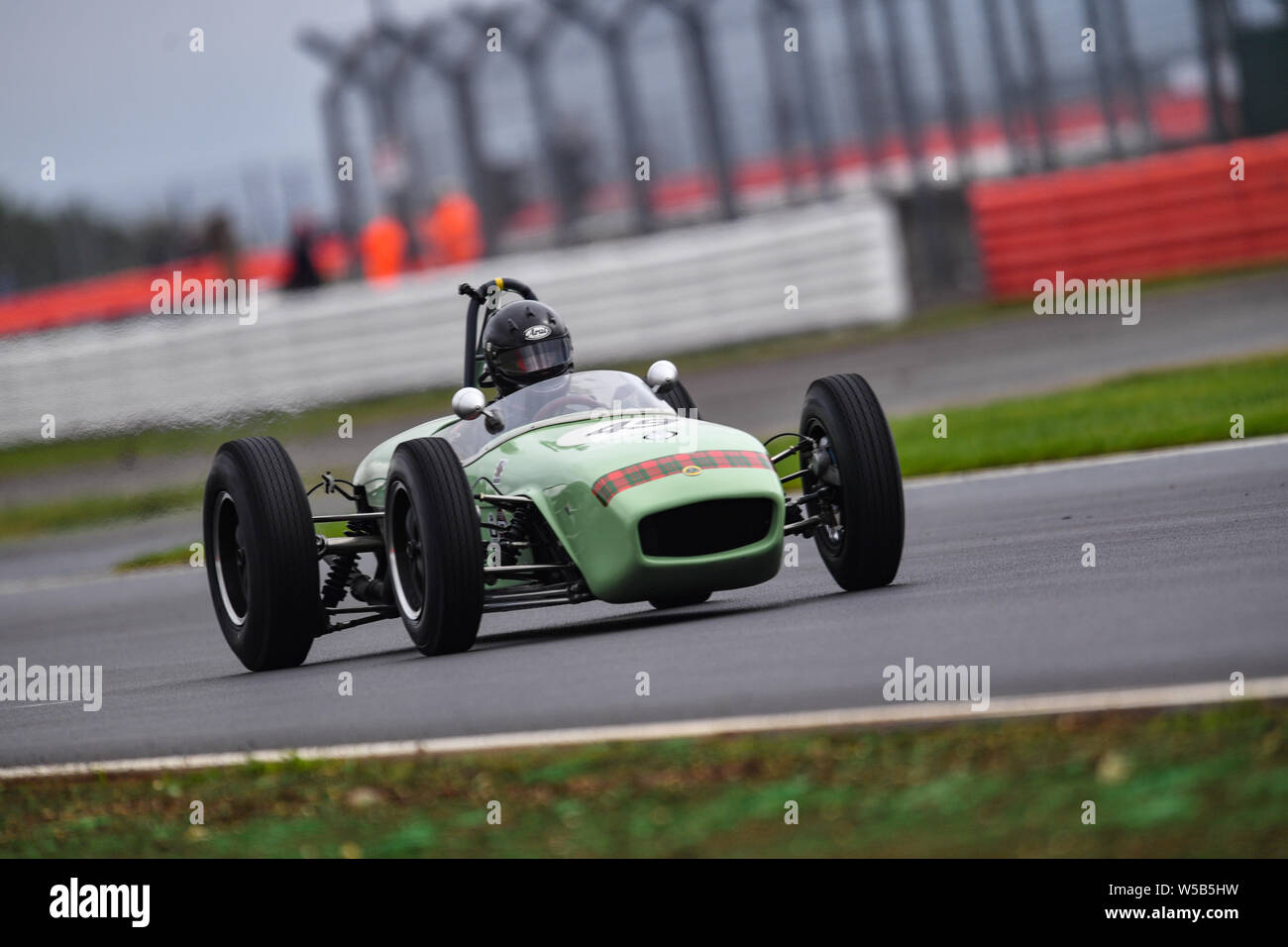 TOWCESTER, United Kingdom. 27th July, 2019. Andrew Beaumont (Lotus 18 915) during Gallet Trophy for Pre '66 Grand Prix Cars (HGPCA) of Day Two of Silverstone Classic Moto Racing at Silverstone Circuit on Saturday, July 27, 2019 in TOWCESTER, ENGLAND. Credit: Taka G Wu/Alamy Live News Stock Photo