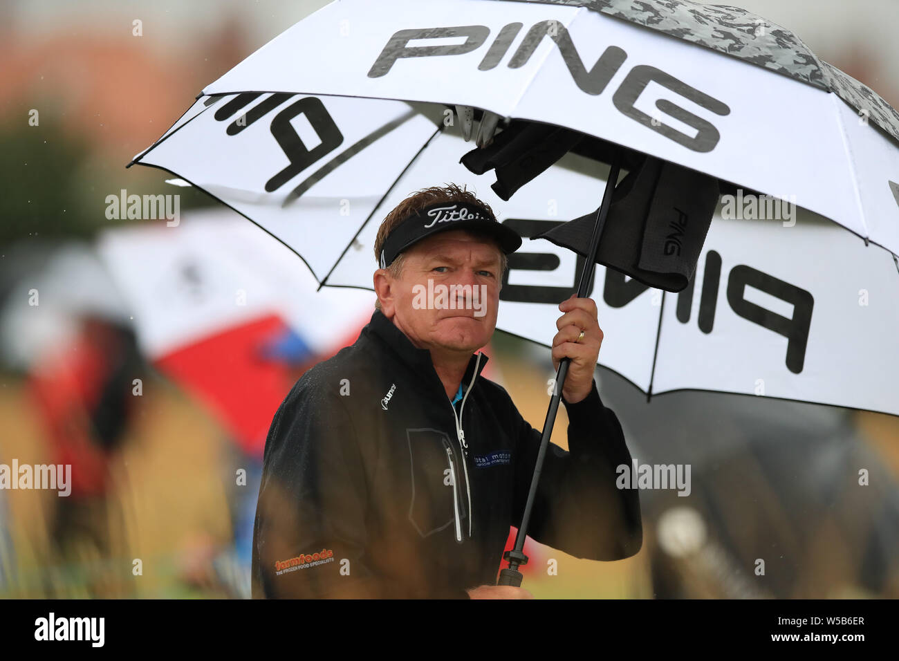 Paul Broadhurst during day three of the Senior Open at Royal Lytham