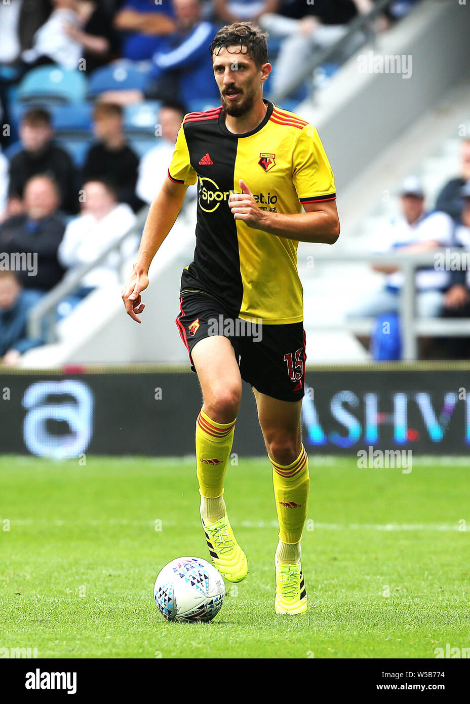 Watford's Craig Cathcart in action during the preseason friendly match