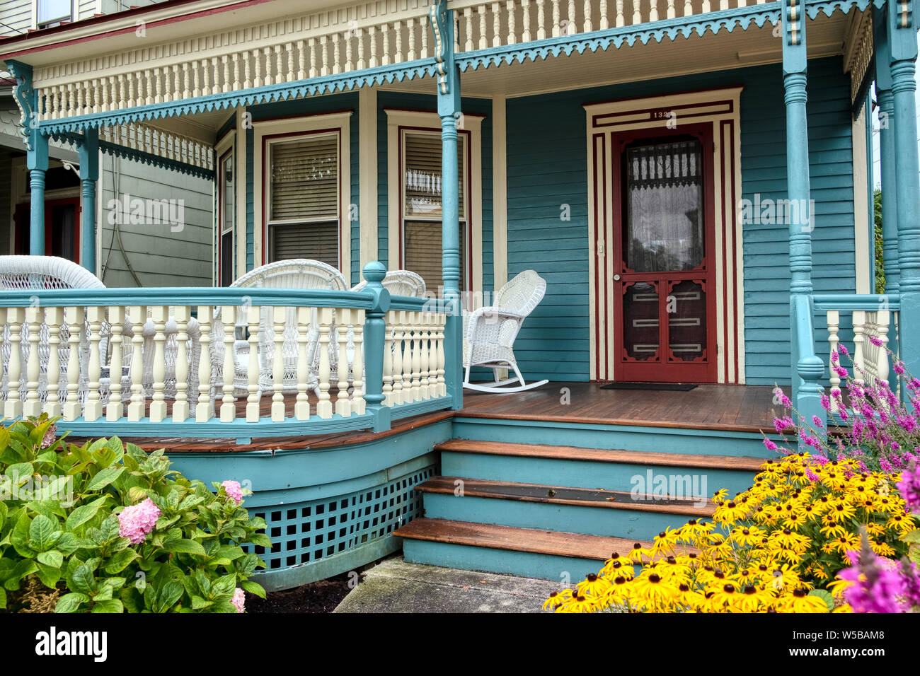 Historic Victorian homes and bed and breakfasts in Cape May, New Jersey