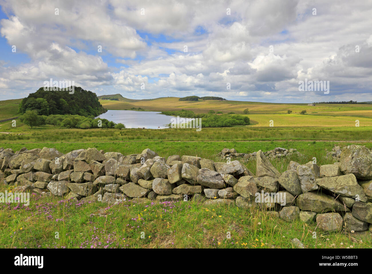 Hadrian's Wall above Crag Lough to Steel Rigg, UNESCO World Heritage ...