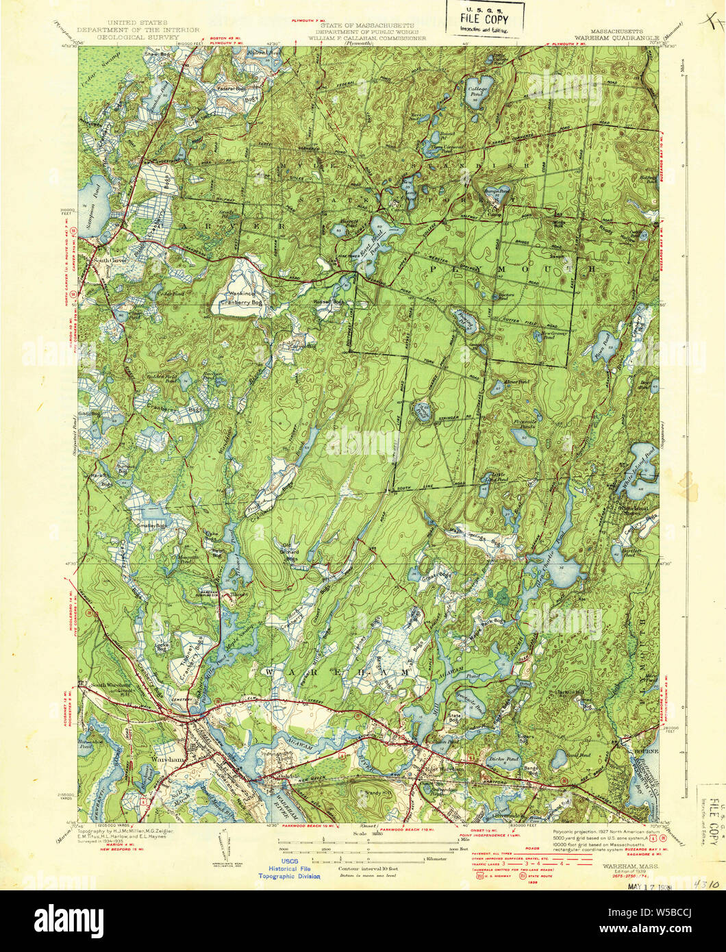 Wareham map hires stock photography and images Alamy