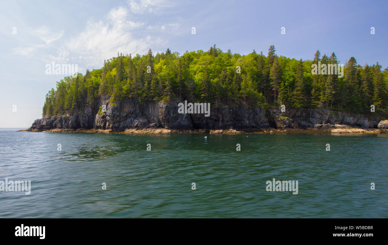 Porcupine and Mount Desert Islands, Maine Stock Photo Alamy