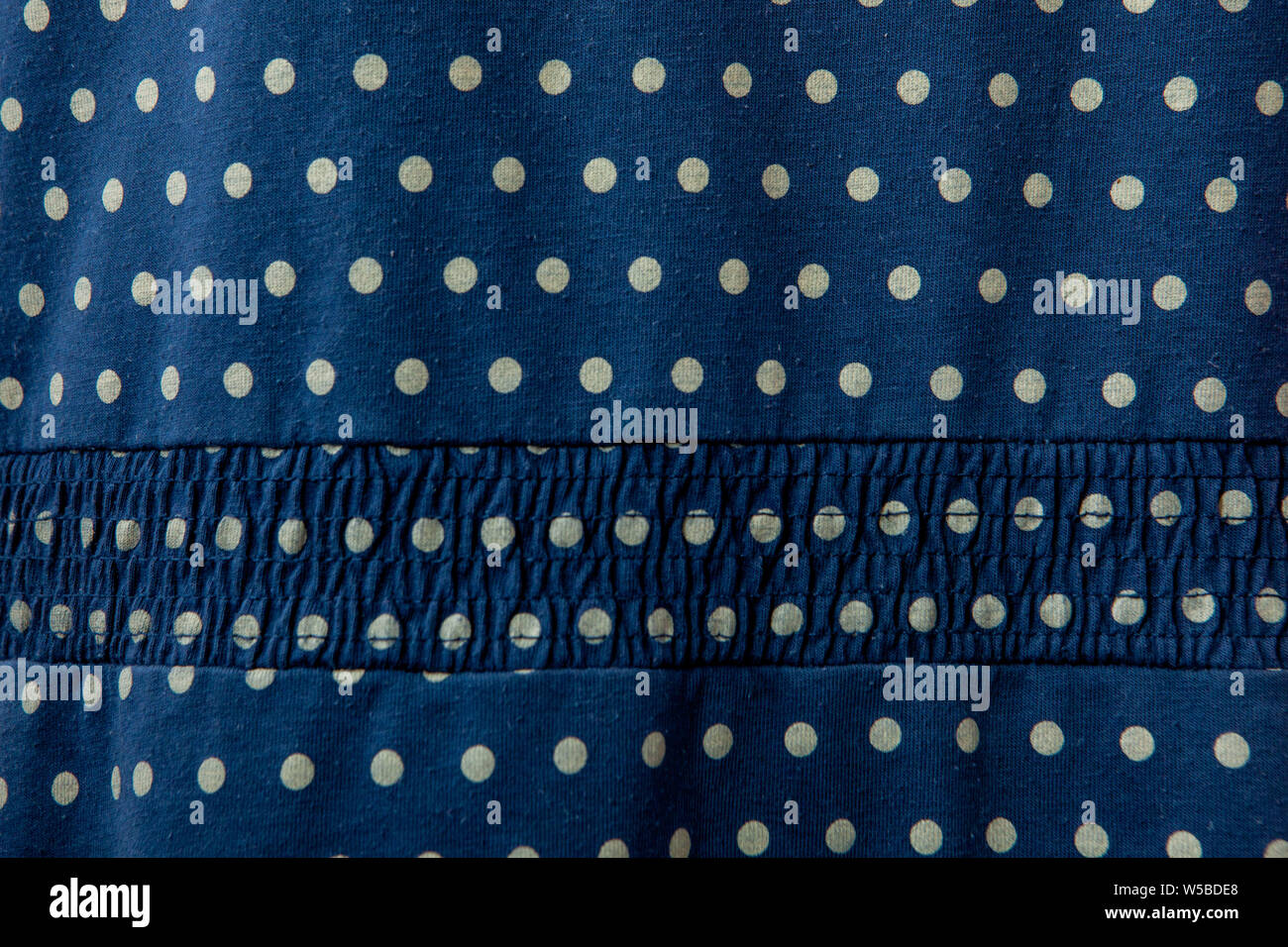 background cotton blue fabric with head pattern Stock Photo - Alamy