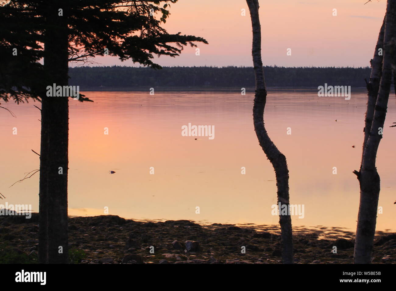 Sunrise, Gouldsboro Bay, Maine Stock Photo Alamy