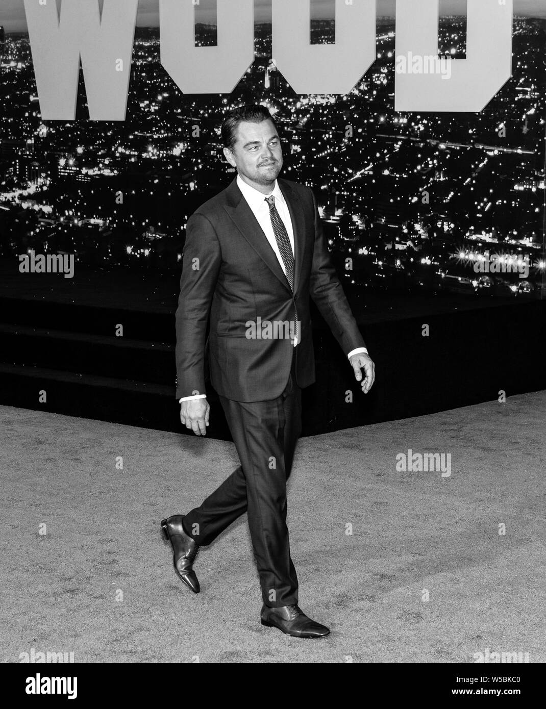 Los Angeles, CA - July 22, 2019: Leonardo DiCaprio attends The Los Angeles Premiere Of  "Once Upon a Time in Hollywood" held at TCL Chinese Theatre Stock Photo