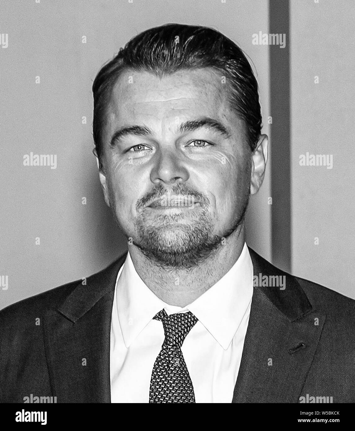 Los Angeles, CA - July 22, 2019: Leonardo DiCaprio attends The Los Angeles Premiere Of  'Once Upon a Time in Hollywood' held at TCL Chinese Theatre Stock Photo