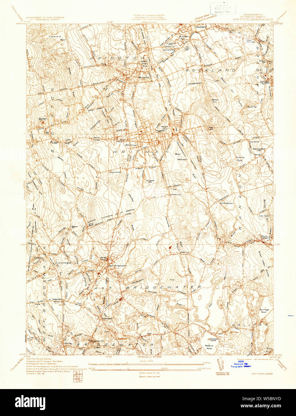 Map of whitman hires stock photography and images Alamy