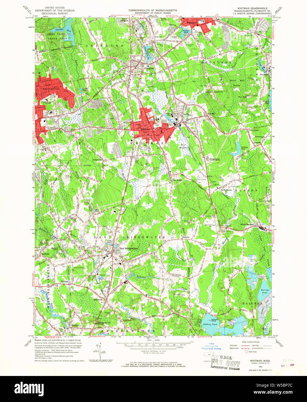 Map of whitman hires stock photography and images Alamy