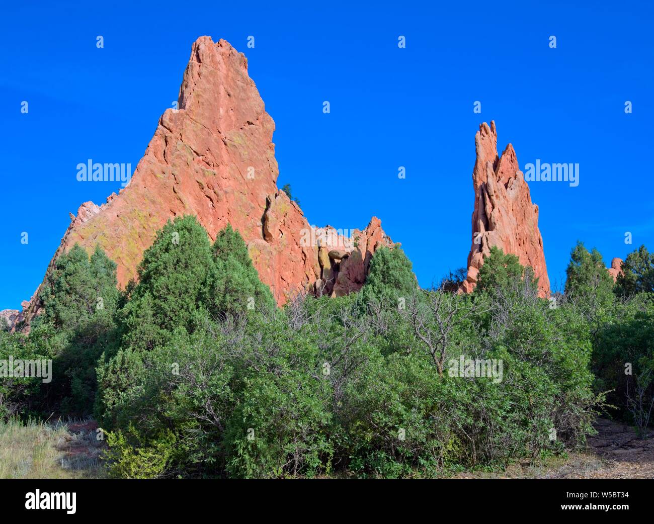 Garden of the Gods Stock Photo Alamy