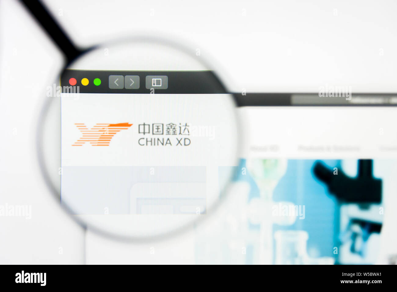 Richmond, Virginia, USA 27 July 2019 Illustrative Editorial of China