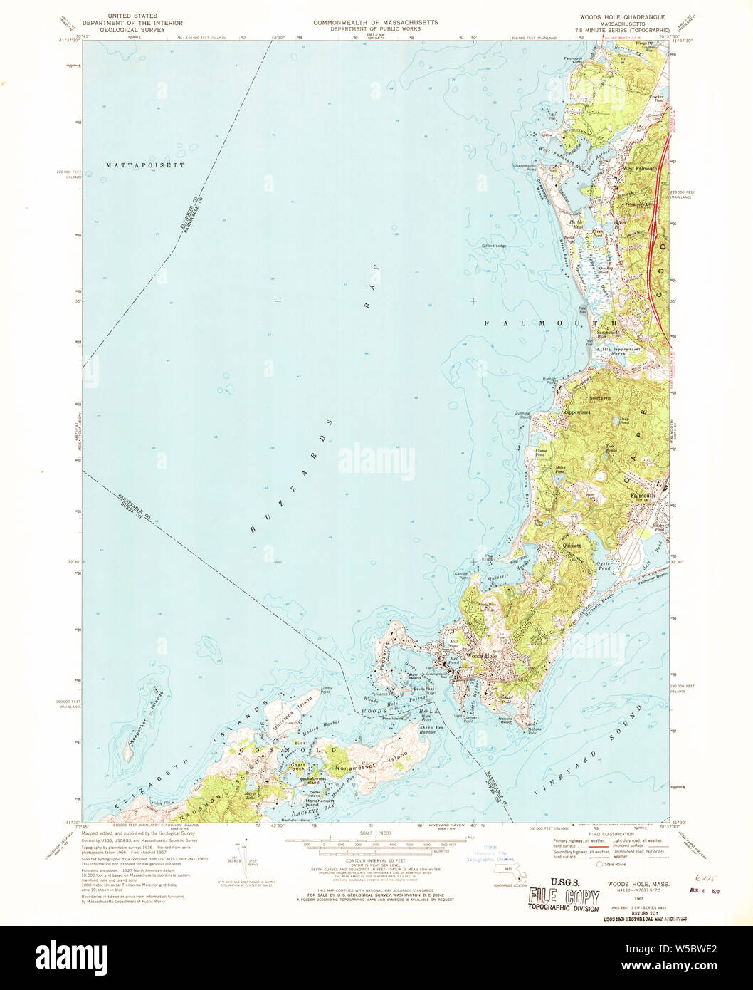 Woods hole massachusetts map hi-res stock photography and images - Alamy