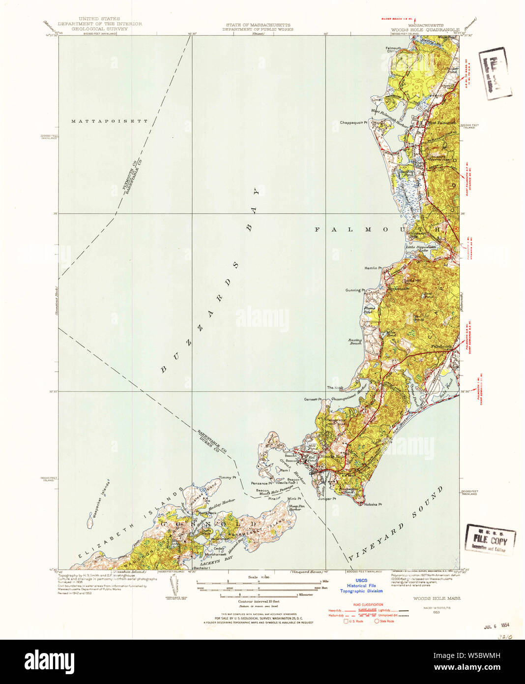 Map of woods hole hires stock photography and images Alamy