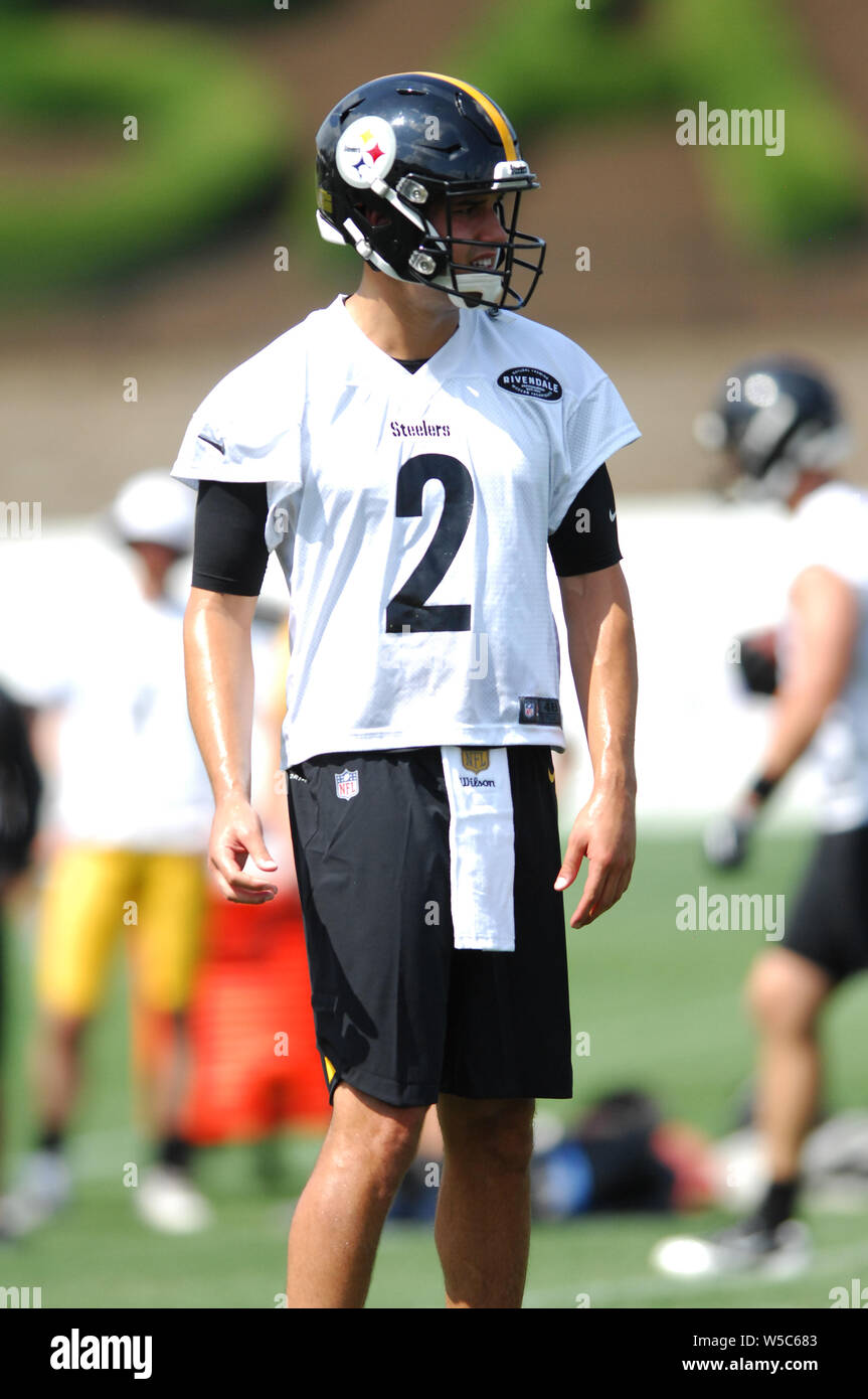 Latrobe, PA, USA. 27th July, 2019. Steelers #64 Damian Prince during the  Pittsburgh Steelers training camp at Saint Vincent College in Latrobe, PA.  Jason Pohuski/CSM/Alamy Live News Stock Photo - Alamy