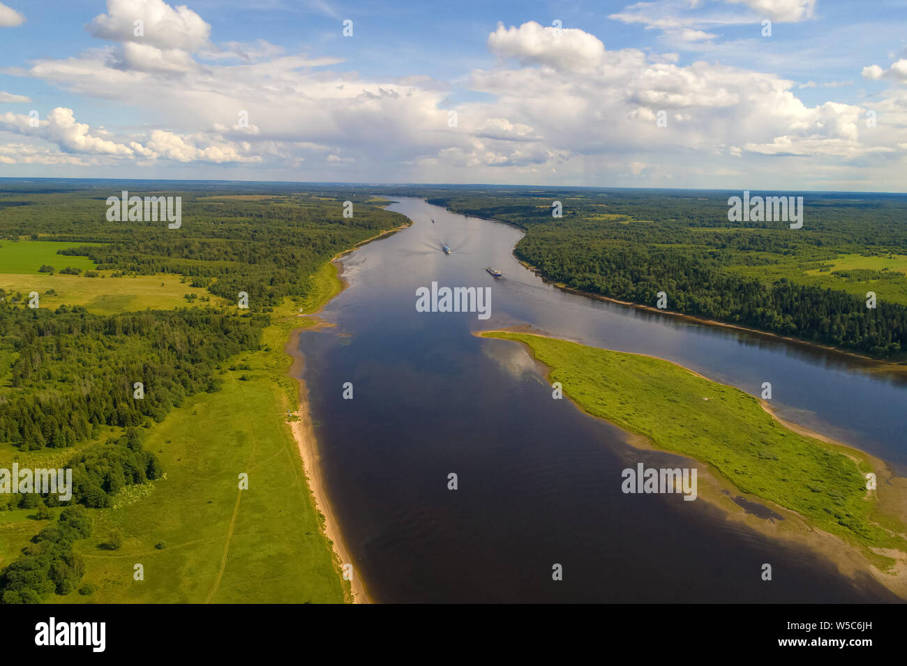 Volga River Aerial High Resolution Stock Photography and Images Alamy