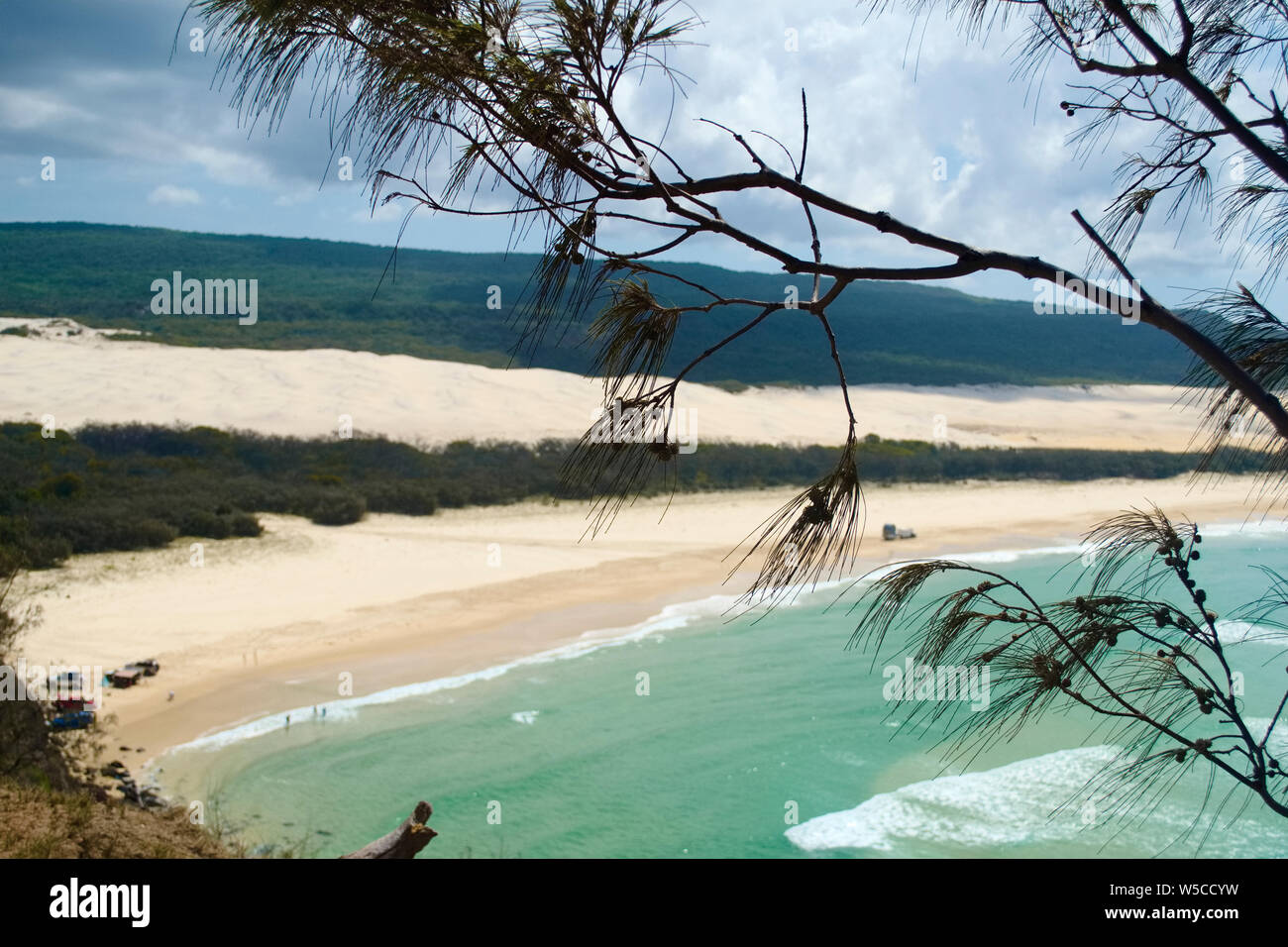 Indian Head Lookout on Fraser Island, Australia Stock Photo