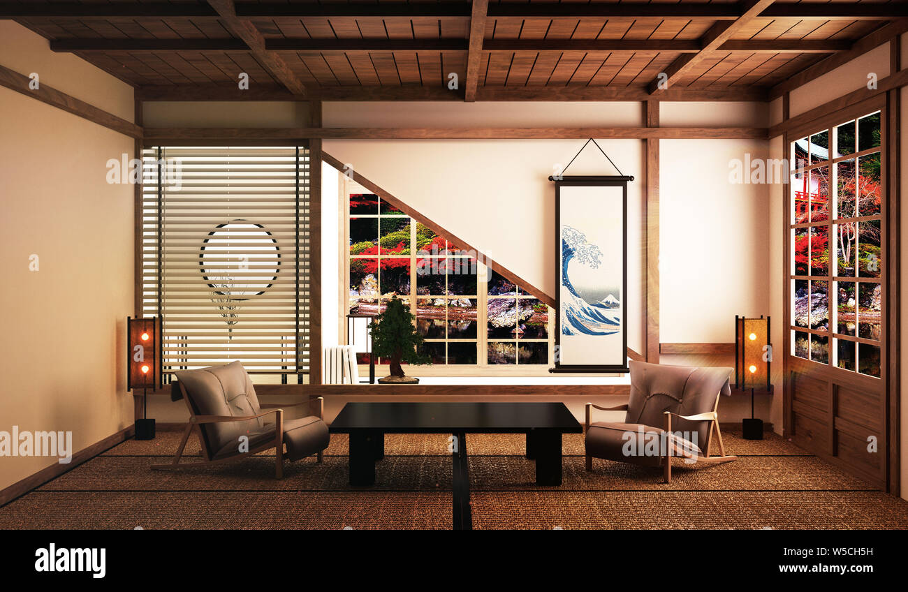 Japanese low 2024 table and chairs