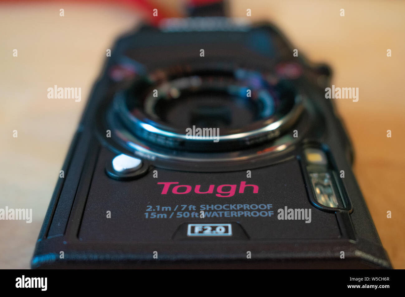 Olympus Tough TG-5 - A shockproof, waterproof indestructible budget compact camera Stock Photo