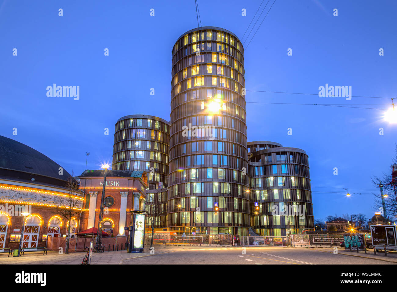 Axel Towers in Copenhagen Stock Photo